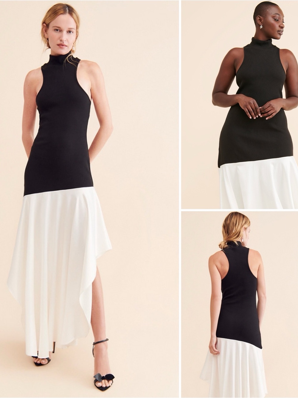 Anthropologie Let Me Be Twofer Mock Neck Dress